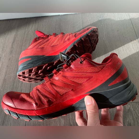 SalomonVibe gotex shoes running very good condition like 90%, Red size: 8.5~26,5 - Picture 6 of 12